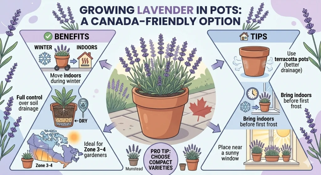 Growing Lavender in Pots