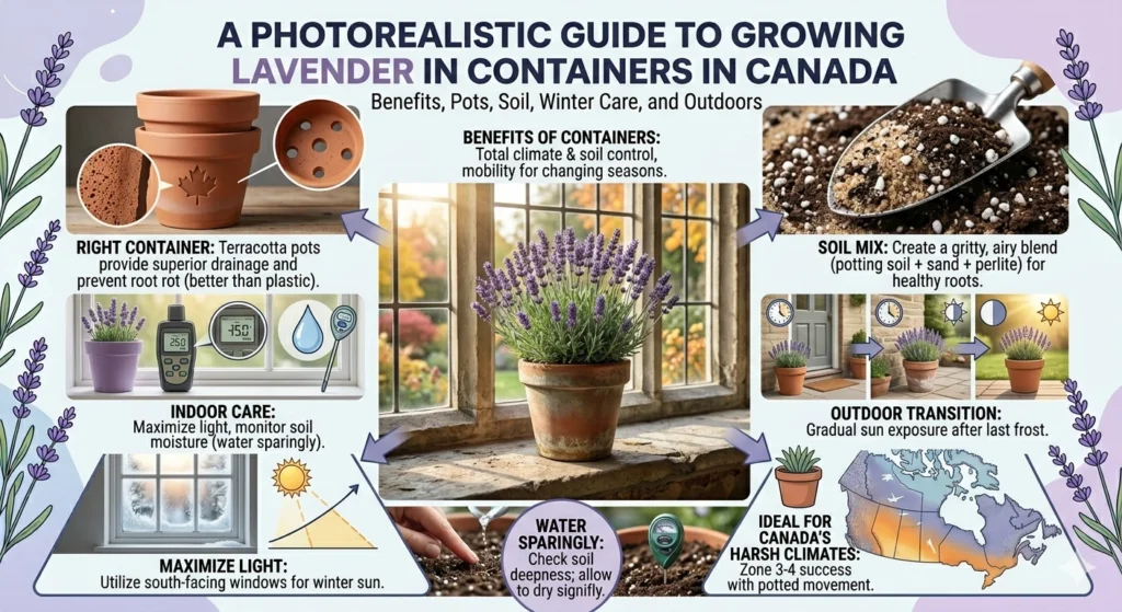 Growing Lavender Indoors or in Pots in Canada