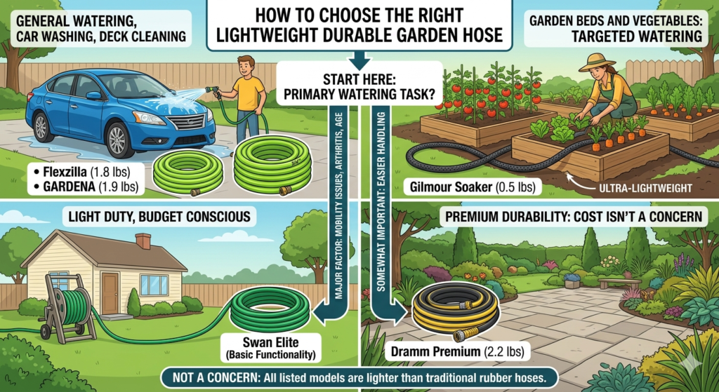 How to Choose the Right Lightweight Durable Garden Hose