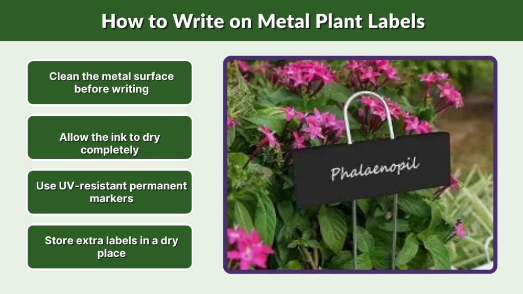 How to Write on Metal Plant Labels