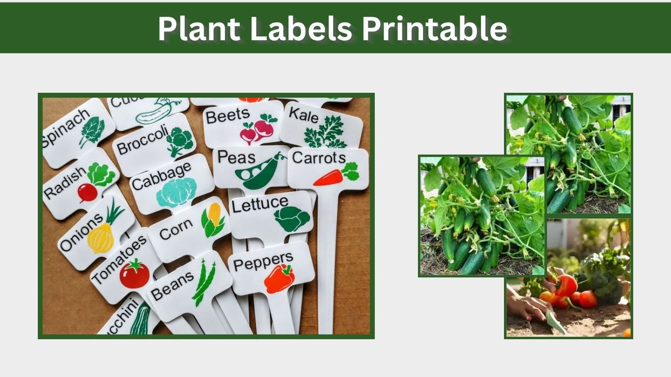 Plant Labels Printable: Free Templates, DIY Ideas & Best Materials