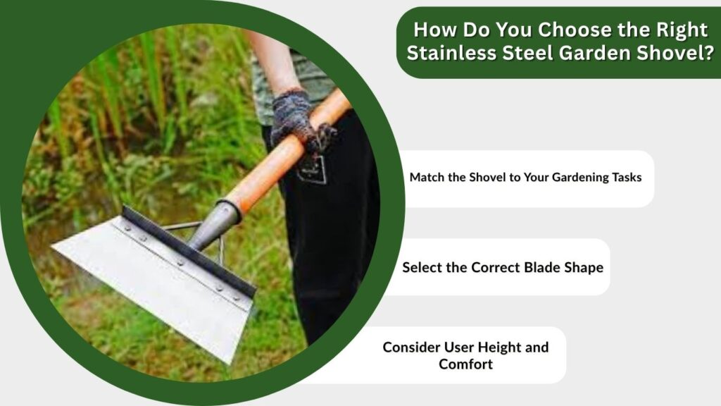 How Do You Choose the Right Stainless Steel Garden Shovel?