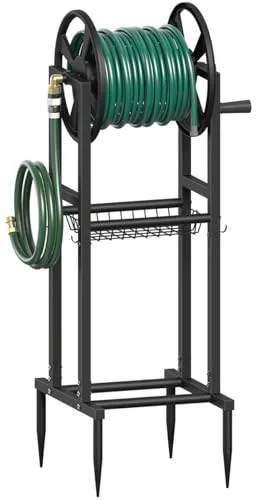best freestanding garden hose reel