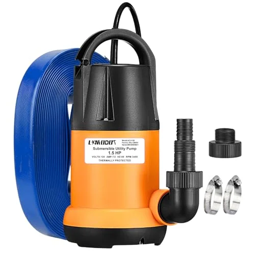 best garden drainage pump with garden hose connection