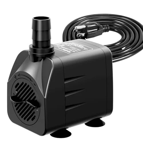 best garden fountain pump for low water level