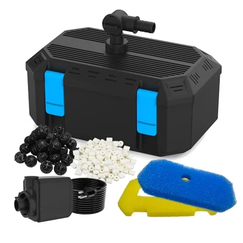 best garden pond pump with filter
