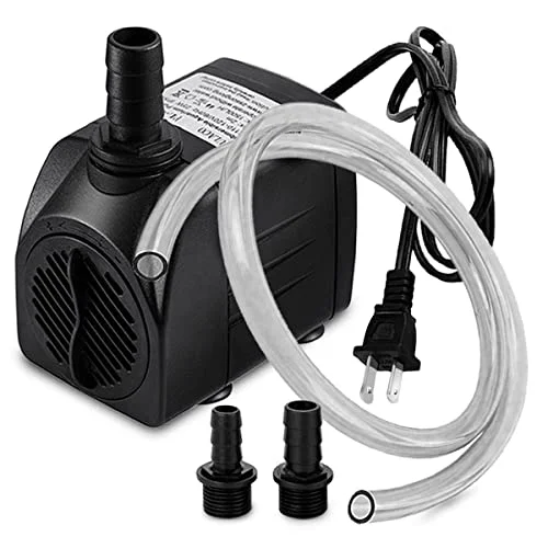 best garden pond pump with fountain attachment