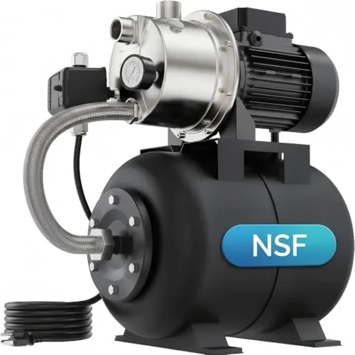 best garden pump pressure tank