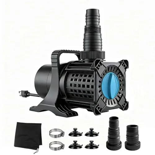 best high flow garden pond pump