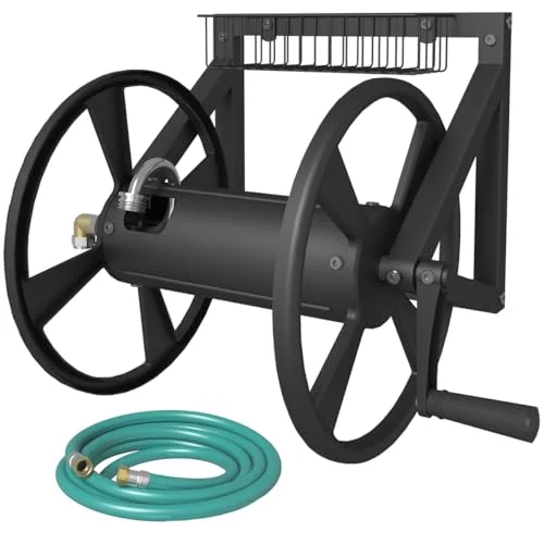 best wall mounted garden hose reel