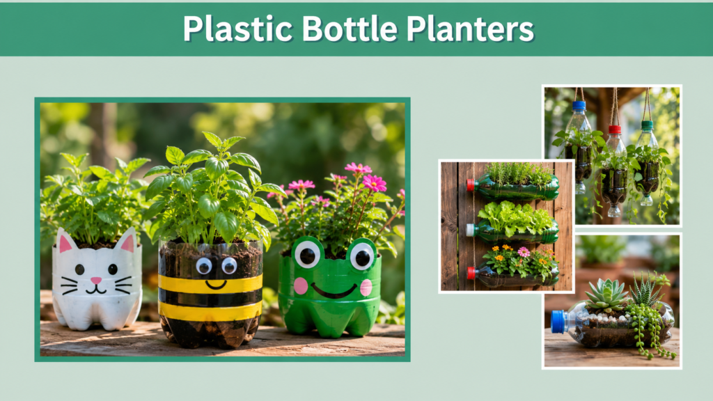 Plastic Bottle Planters
